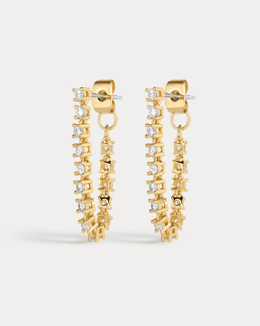 Ballier Chain Studs - Gold
