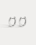 Sicily Huggies - Silver - Earrings