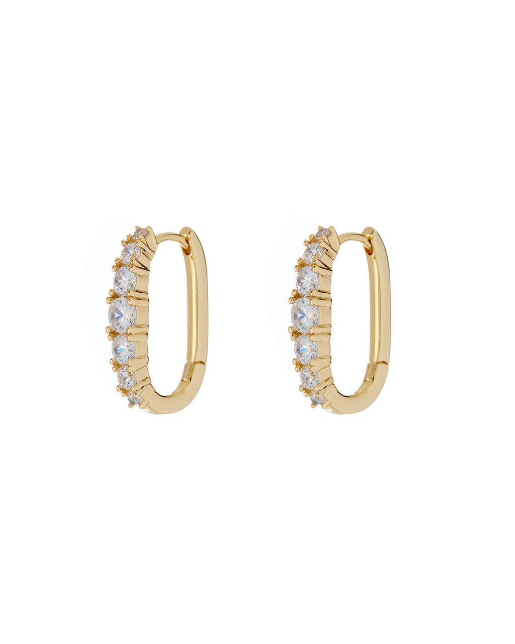 Tai Diamonte Huggies - Gold - Earrings