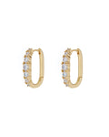 Tai Diamonte Huggies - Gold - Earrings