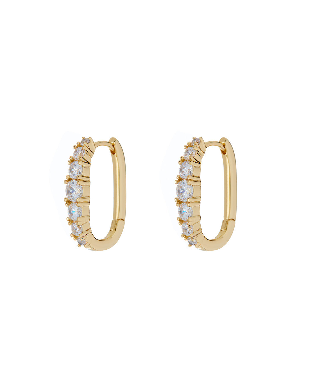 Tai Diamonte Huggies - Gold - Earrings
