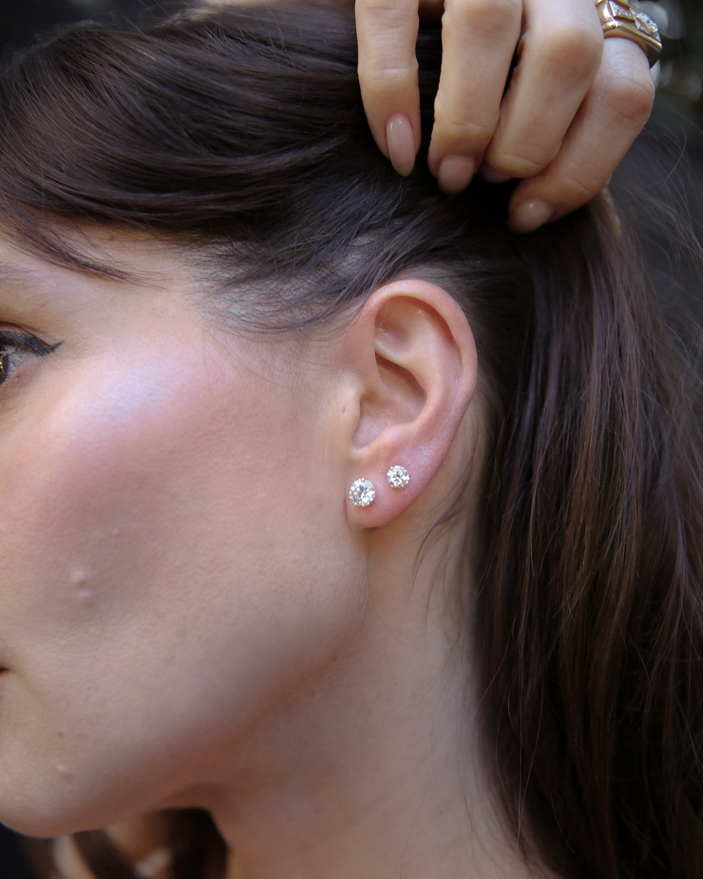 Pia Martini Studs - Earrings — alternate angle 2