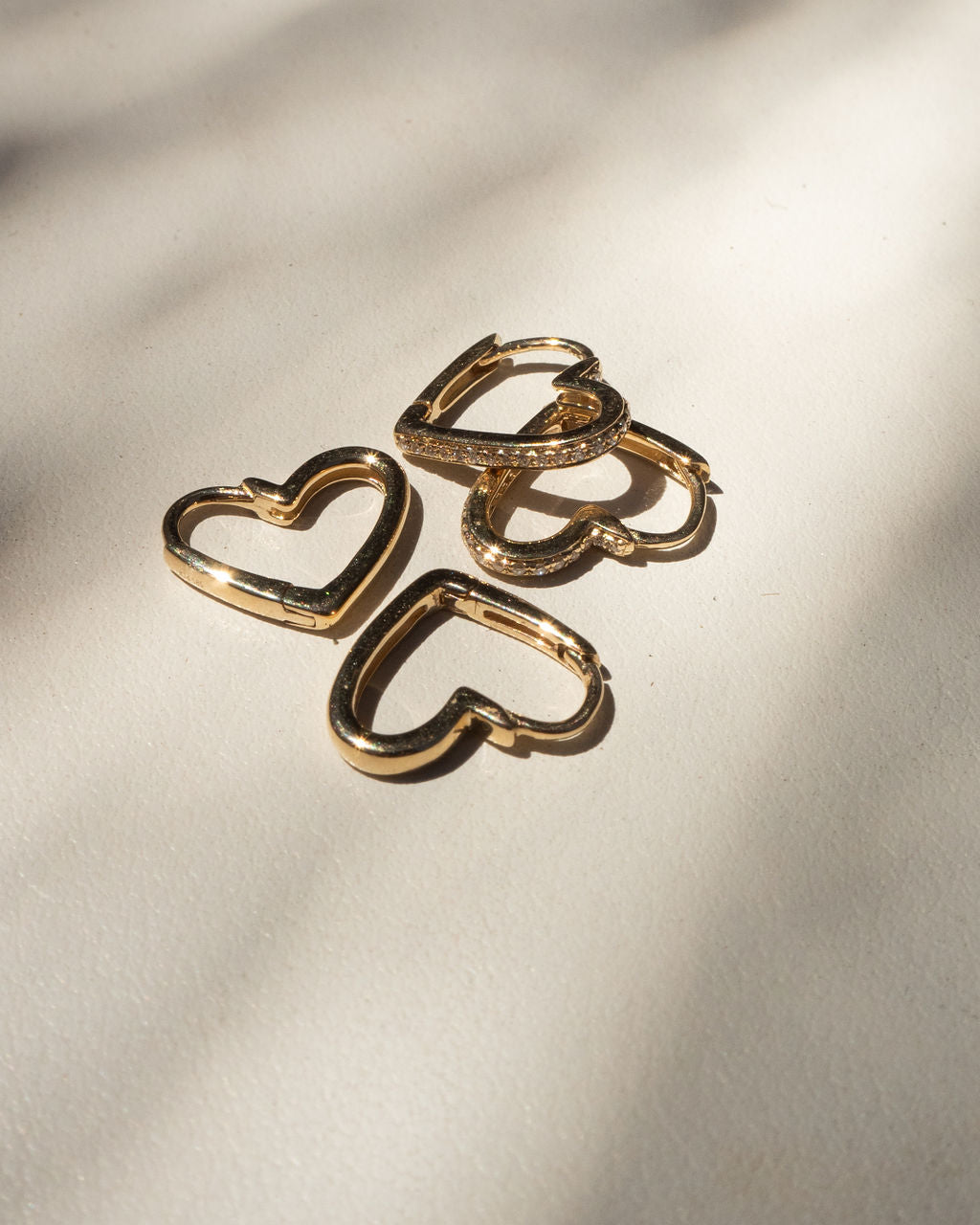That’s Amore Huggies in Gold - Hoops — alternate view 2