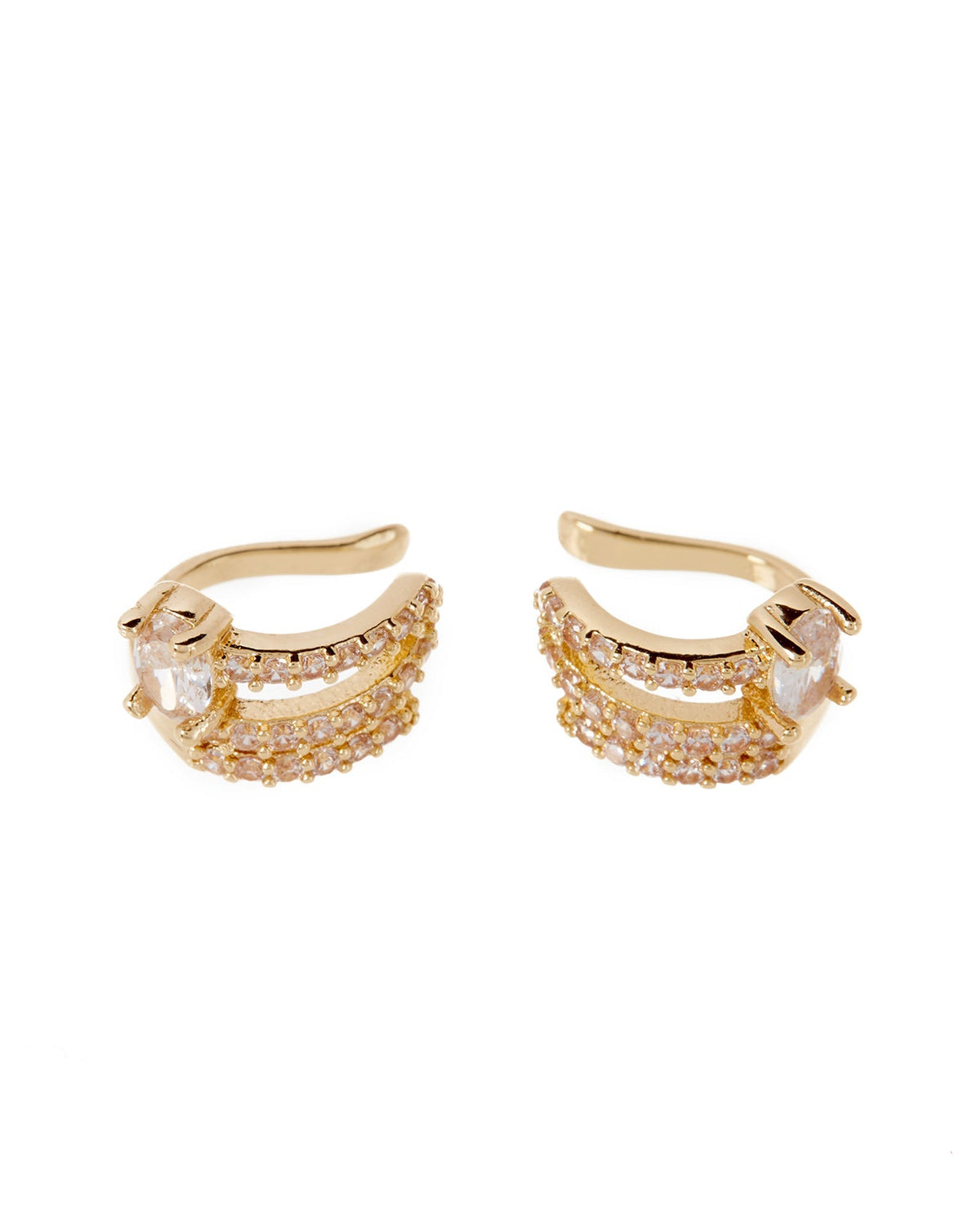 Ballier Ear Cuff - Gold - Earrings — detail view