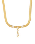 Bianca Drop Necklace in Gold