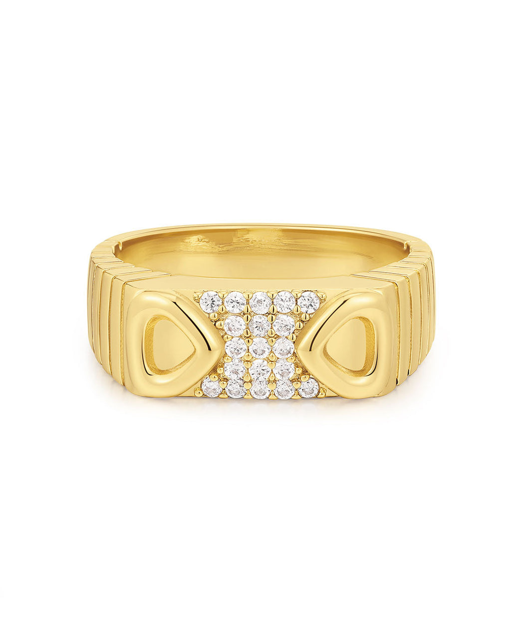 Cannoli Ring in Gold