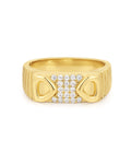 Cannoli Ring in Gold