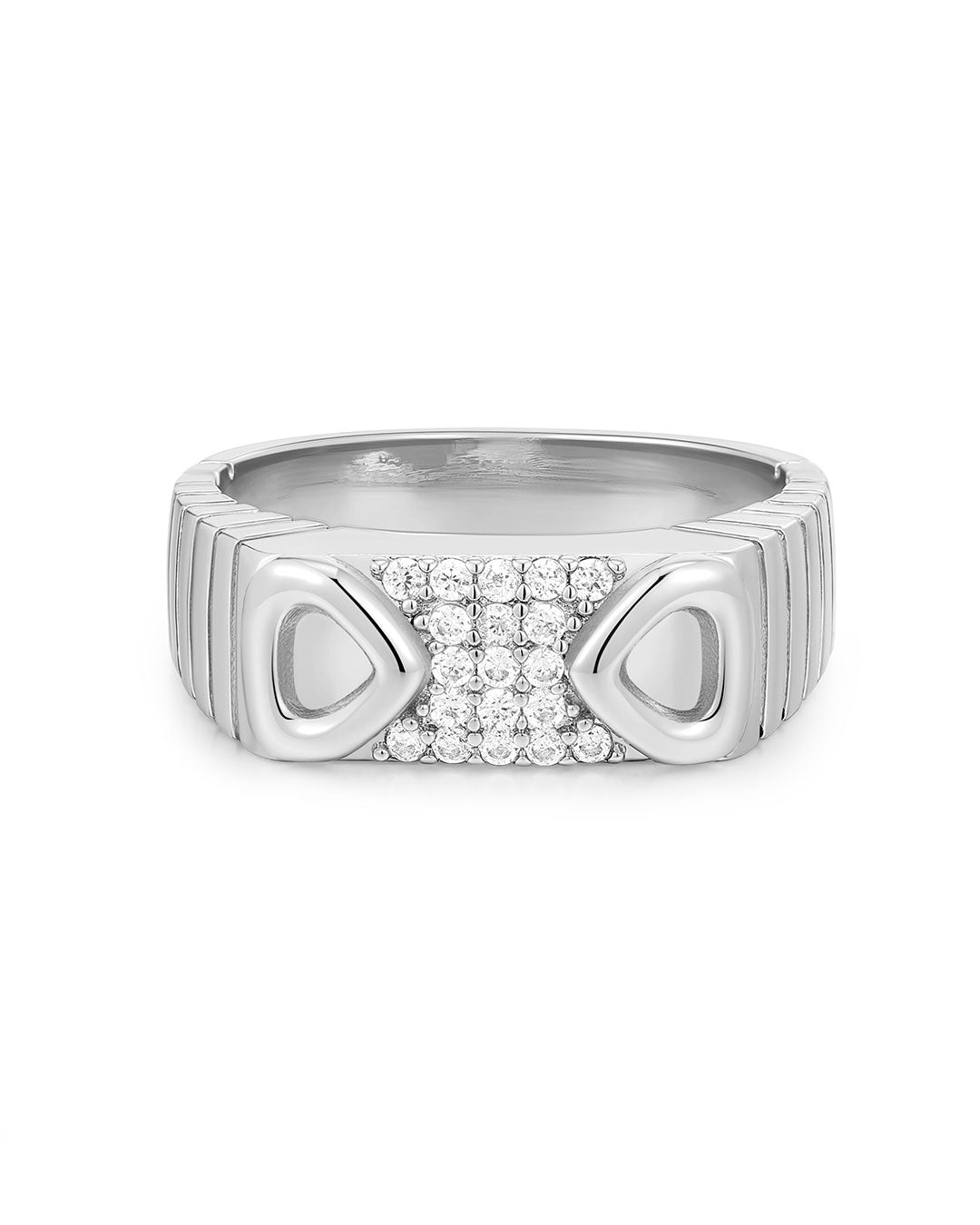 Cannoli Ring in Silver — alternate view