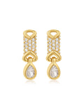 Cannoli Studs in Gold - Earrings
