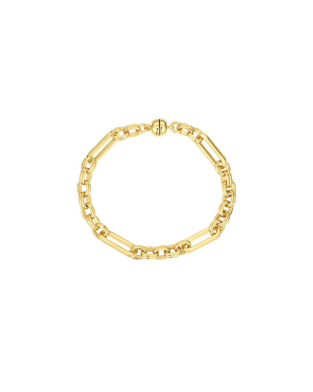 Charlotte Link Chain Bracelet in Gold