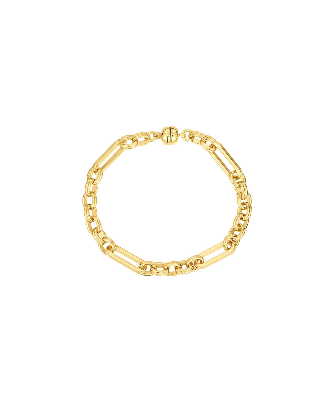 Charlotte Link Chain Bracelet in Gold