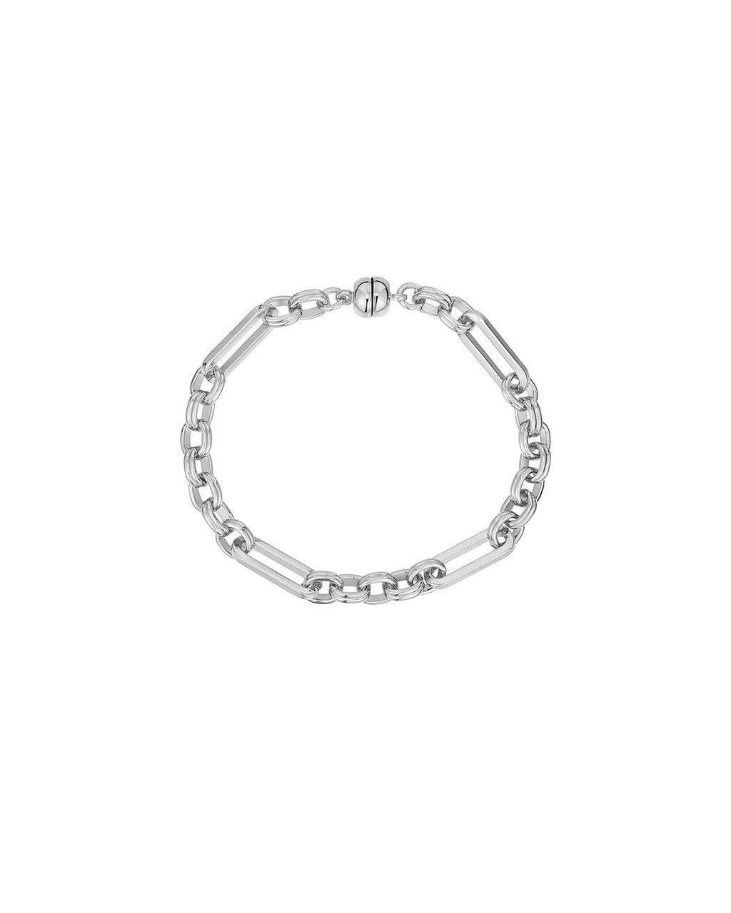 Charlotte Link Chain Bracelet in Silver — alternate view