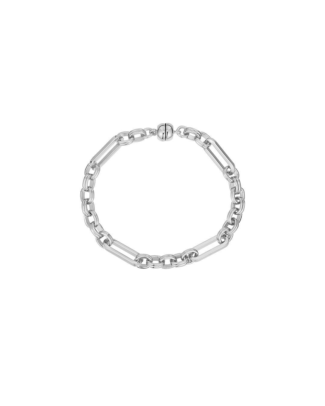 Charlotte Link Chain Bracelet in Silver — alternate view