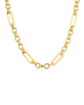 Charlotte Link Chain Necklace in Gold