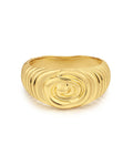 Coquille Swirl Ring in Gold