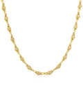Coquille Tennis Necklace in Gold