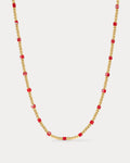Costa de Sol Beaded Necklace in Gold