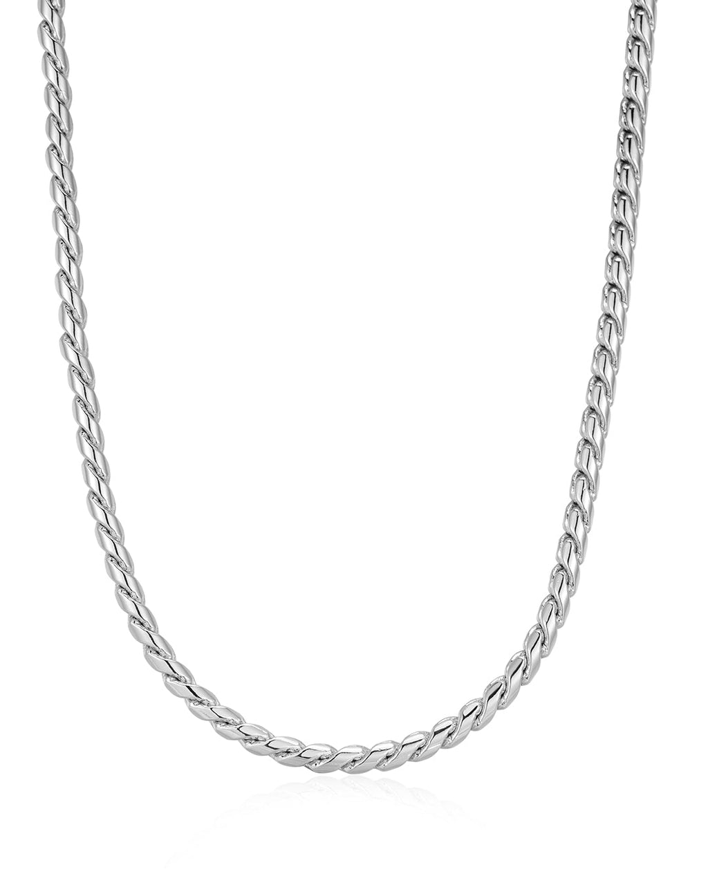 Daisy Rope Chain in Silver — alternate view