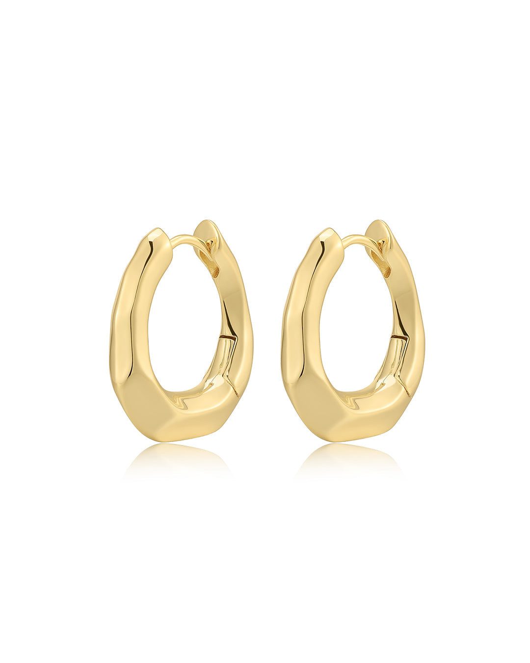 Delphine Hoops in Gold