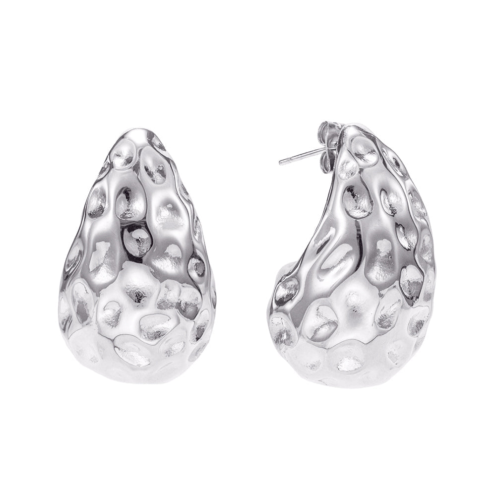 Doheny Earrings in Silver — alternate view