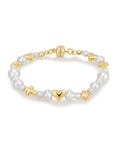 Etoile Pearl Stud Bracelet in Gold