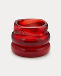 Formentera Bangle Set - Red