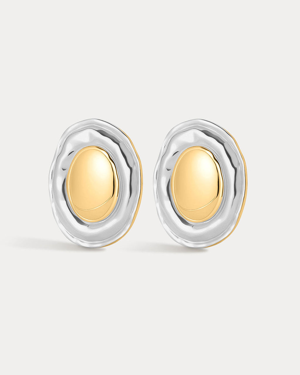 Formentera Studs in Gold - Earrings — alternate view