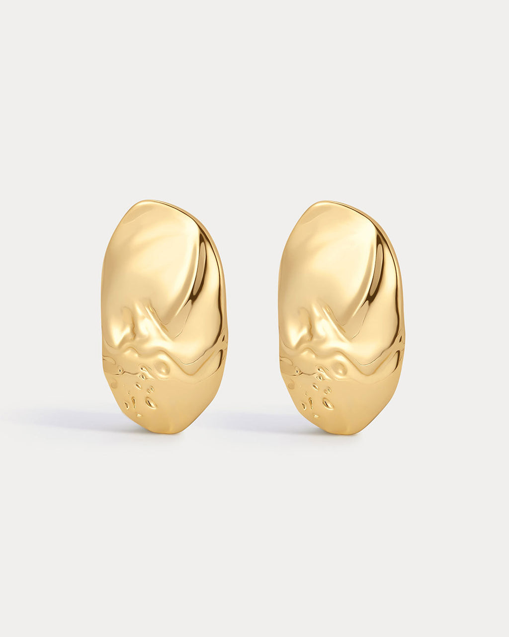 Granada Disc Earrings in Gold