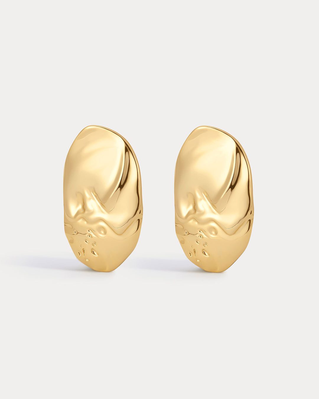Granada Disc Earrings in Gold