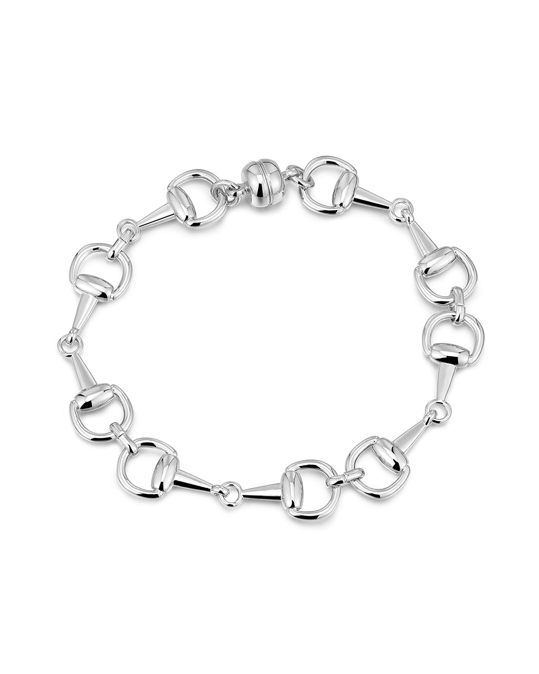 Horsebit Bracelet in Silver — alternate view