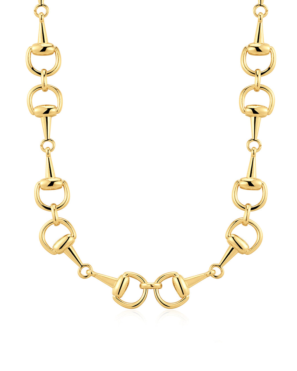 Horsebit Necklace in Gold