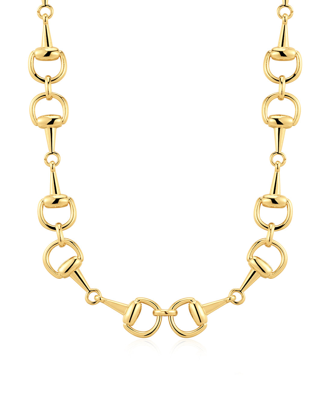 Horsebit Necklace in Gold