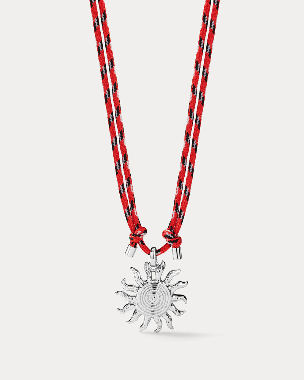 Ibiza Sun Necklace in Silver — alternate view