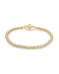 Isabelle Stud Tennis Bracelet in Gold