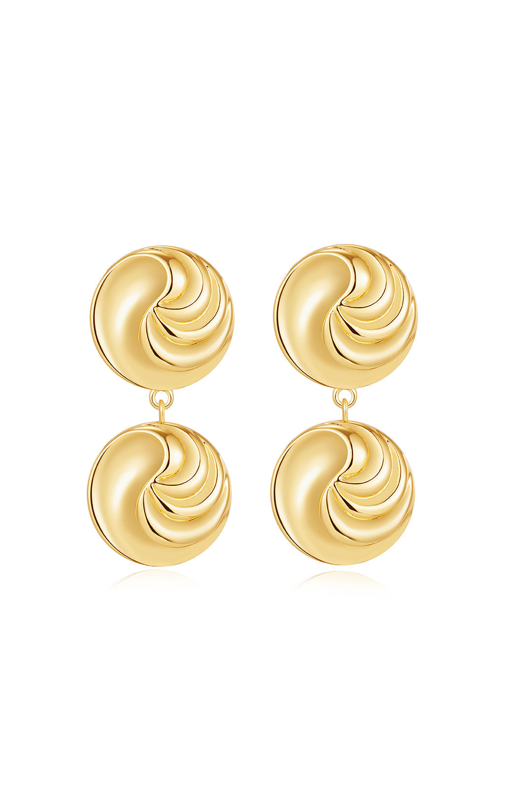 Leila Drop Earrings in Gold
