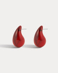 Lucite Gia Earrings - Red