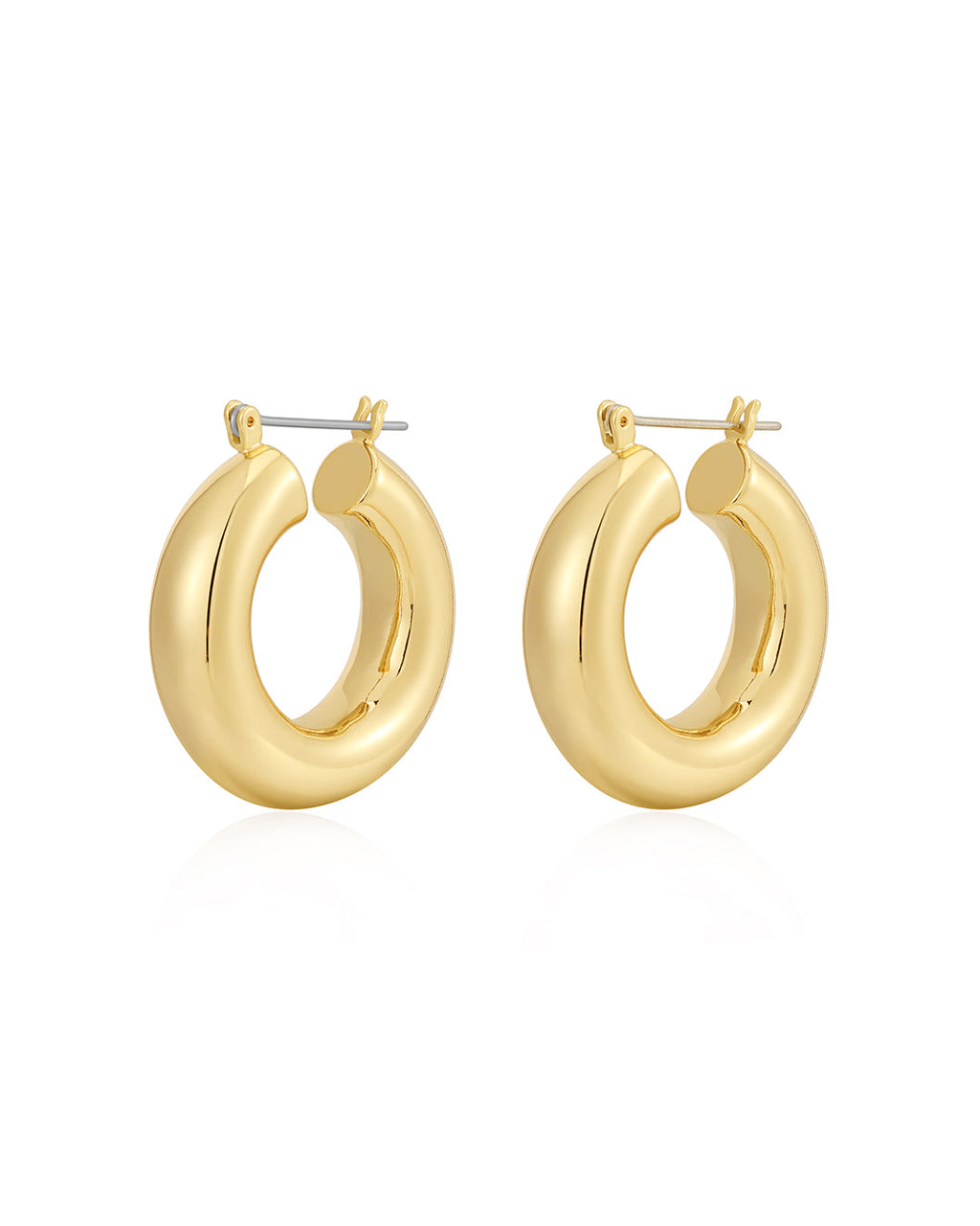 Malibu Tube Hoops | Sivan Ayla x Luv Aj in Gold