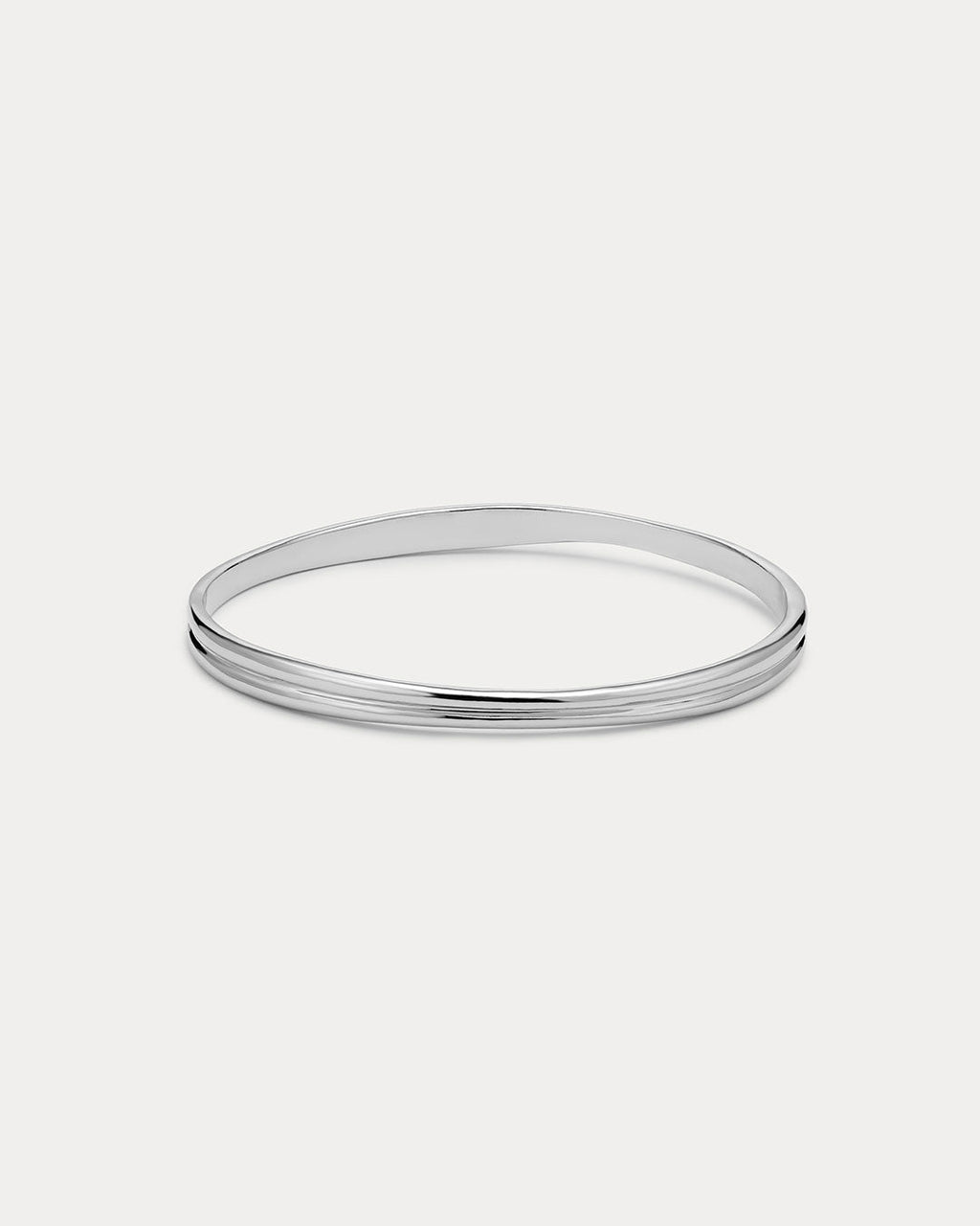 Mallorca Upper Arm Bangle in Silver — alternate view