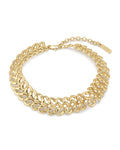 Metal Lace Choker in Gold - Necklaces