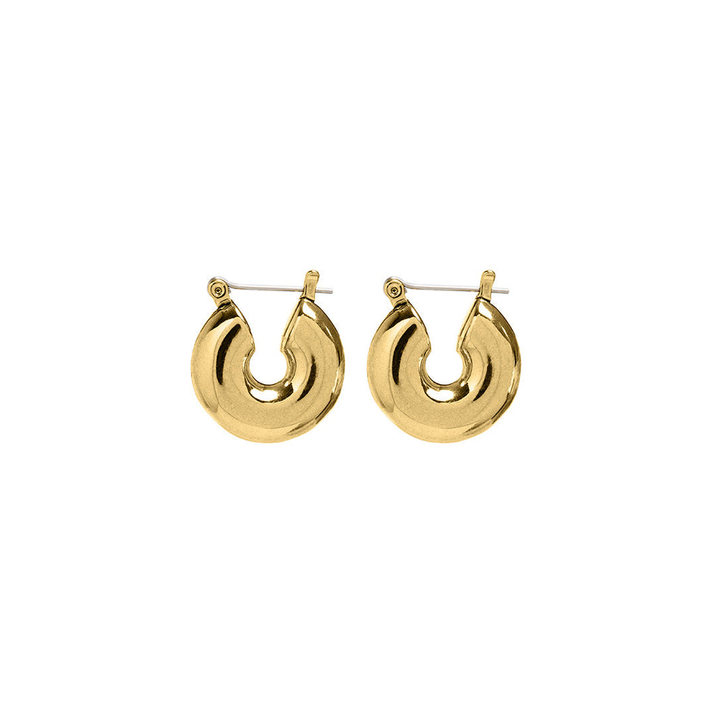 Mini Donut Hoops - Gold