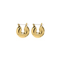 Mini Donut Hoops - Gold