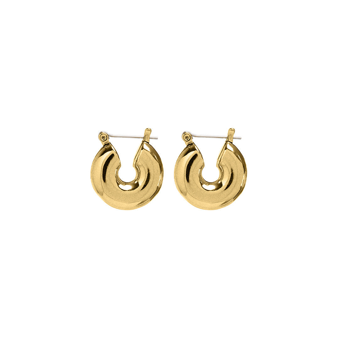 Mini Donut Hoops - Gold