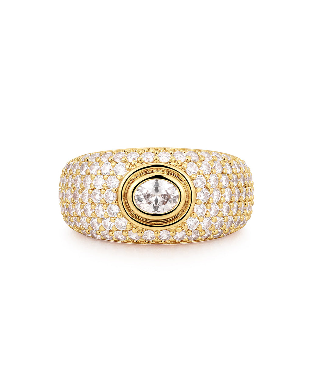 Pavé Jewelle Ring in Gold