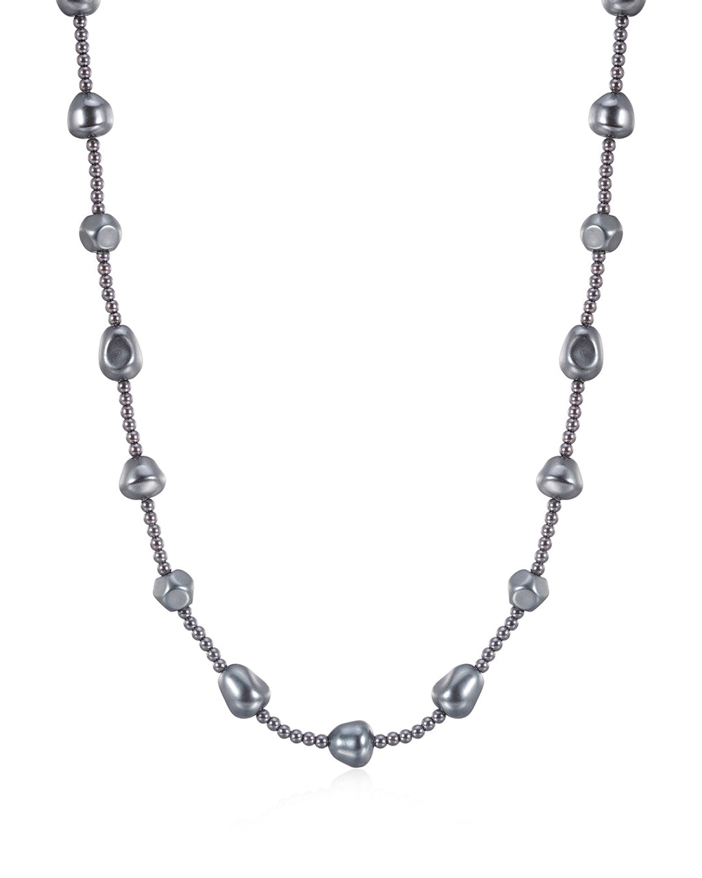 Pearl Stud Necklace — alternate view