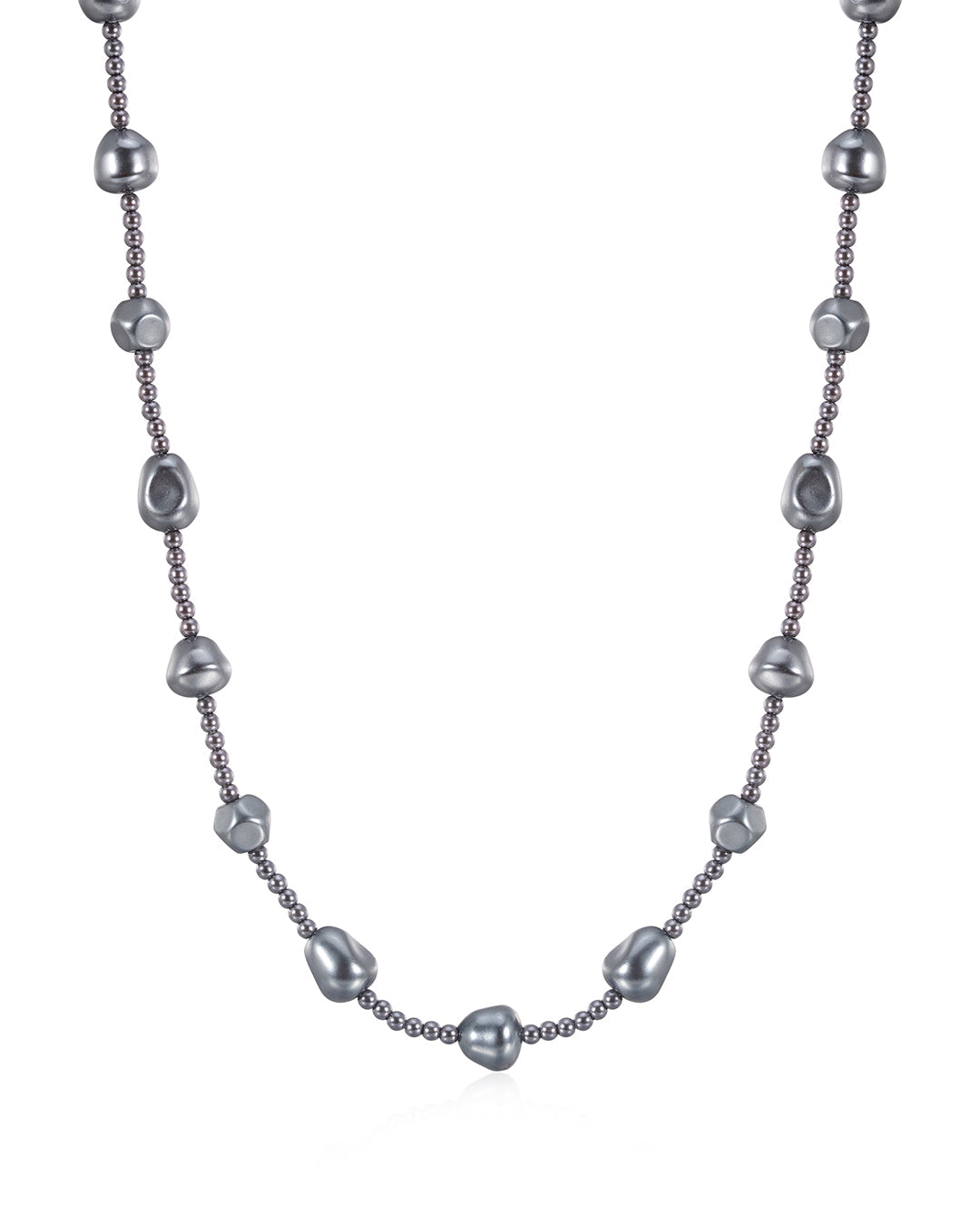 Pearl Stud Necklace — alternate view