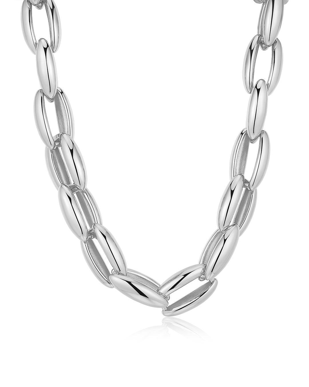 Positano Chain Necklace in Silver — alternate view