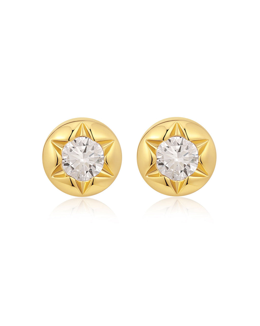 Rose Bud Studs in Rose Gold - Earrings