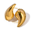 Rosewood Earrings in Rose Gold