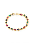 Royale Stone Tennis Bracelet in Gold