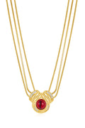 Shiraz Pendant Necklace in Gold